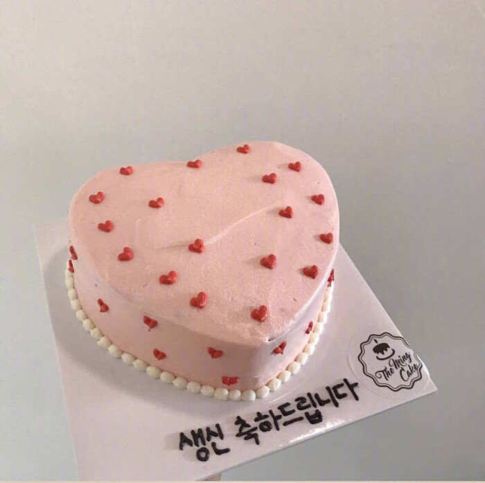 生日蛋糕  韩国小清新版 超级可爱