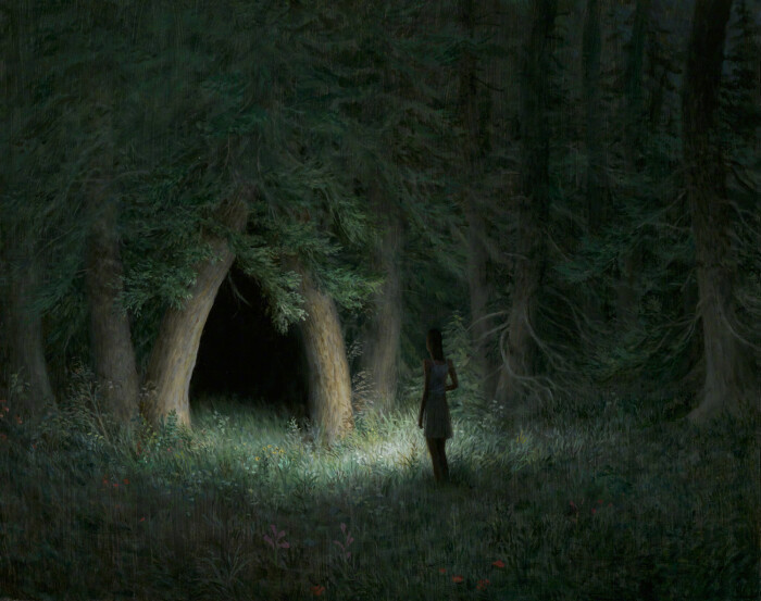 美国画家 aron wiesenfeld 阴郁风格绘画作品 www.aronwiesenfeld.