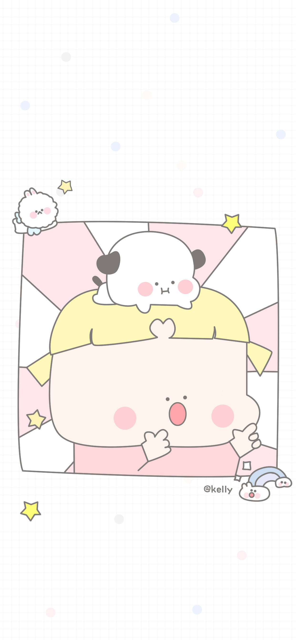 易躁症·自描壁纸·动漫·可爱·背景