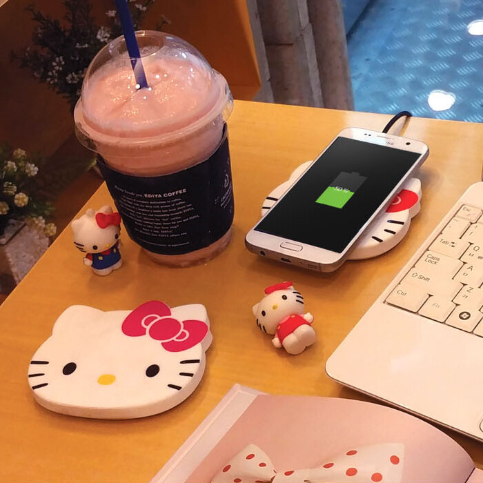 正品韩国Kitty苹果iPhoneX 8plus可爱无线充电