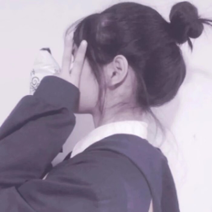粉紫少女色调闺蜜头像系列