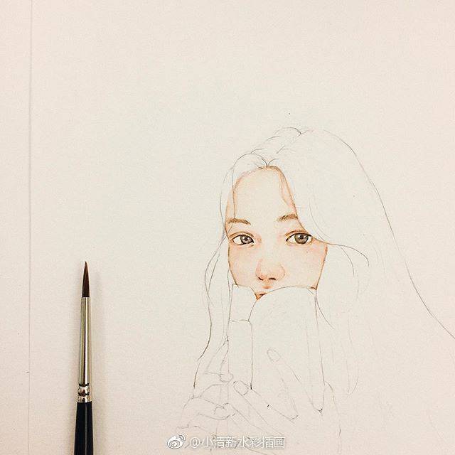 [cp]一组水彩人物~[可爱]