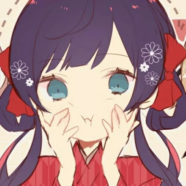 闺蜜头像 少女 女生 头像 动漫
