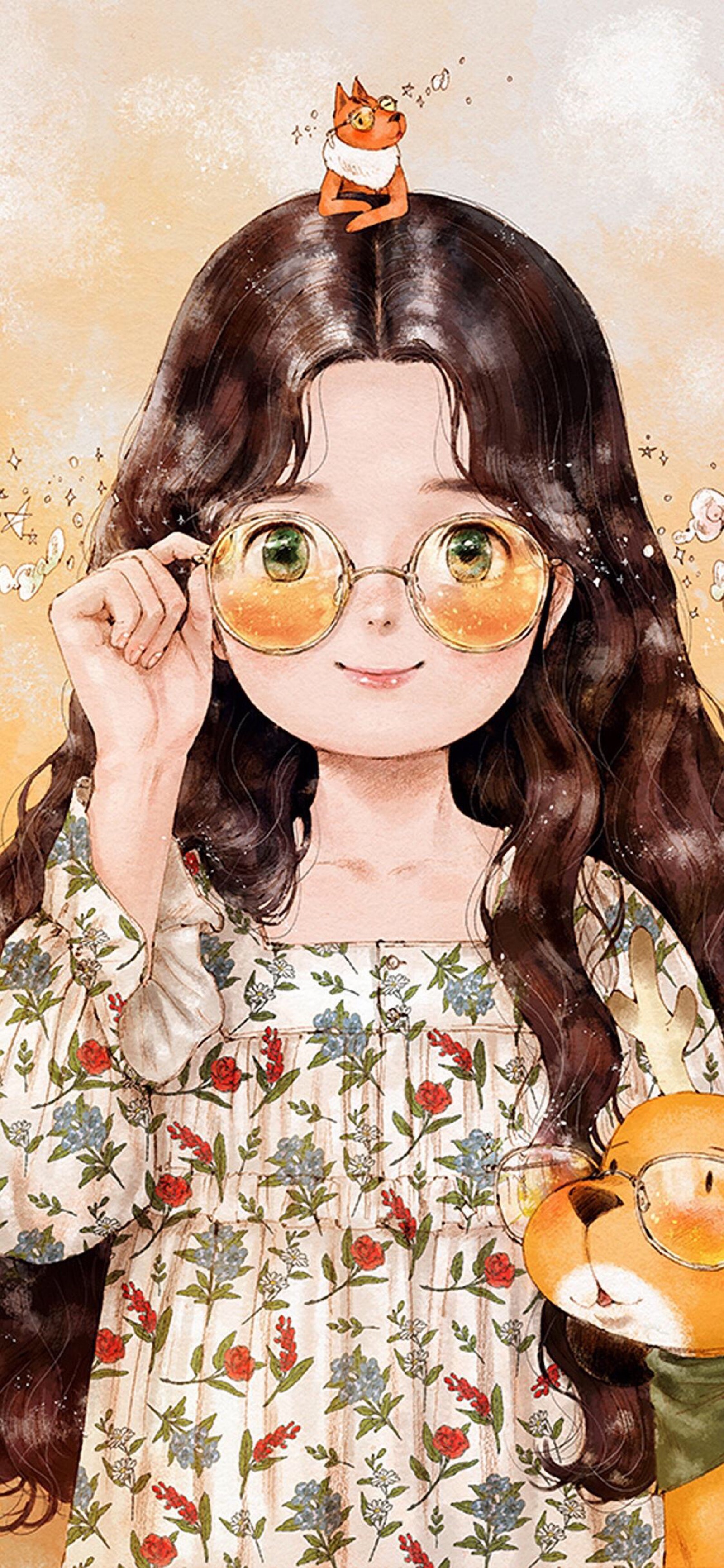 壁纸《森林女孩日记》-韩国插画家aeppol