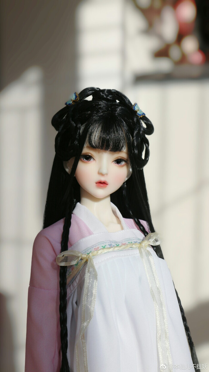 古风美人 sd娃娃 bjd 玩具 人偶 壁纸 萌物