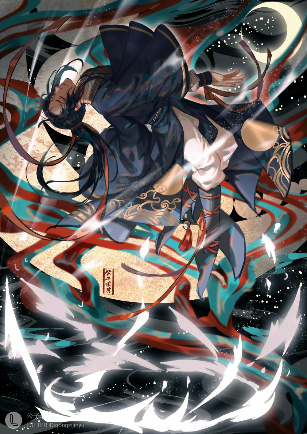 魔道祖师魏无羡 献舍 画师:公子瑾瑜