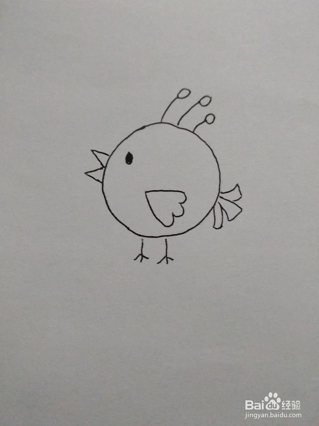 小鸟简笔画