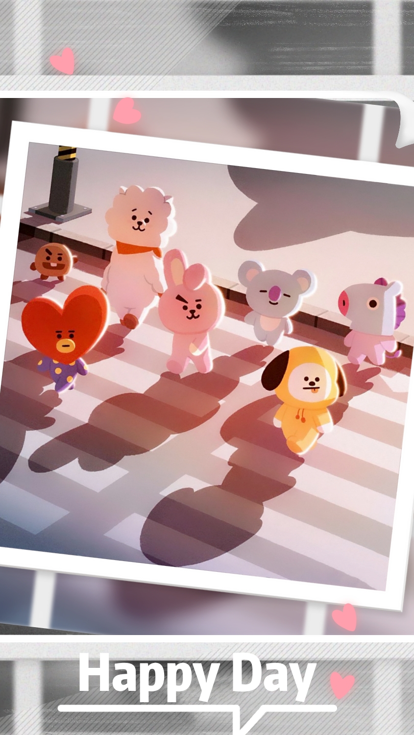 自制bt21手机壁纸