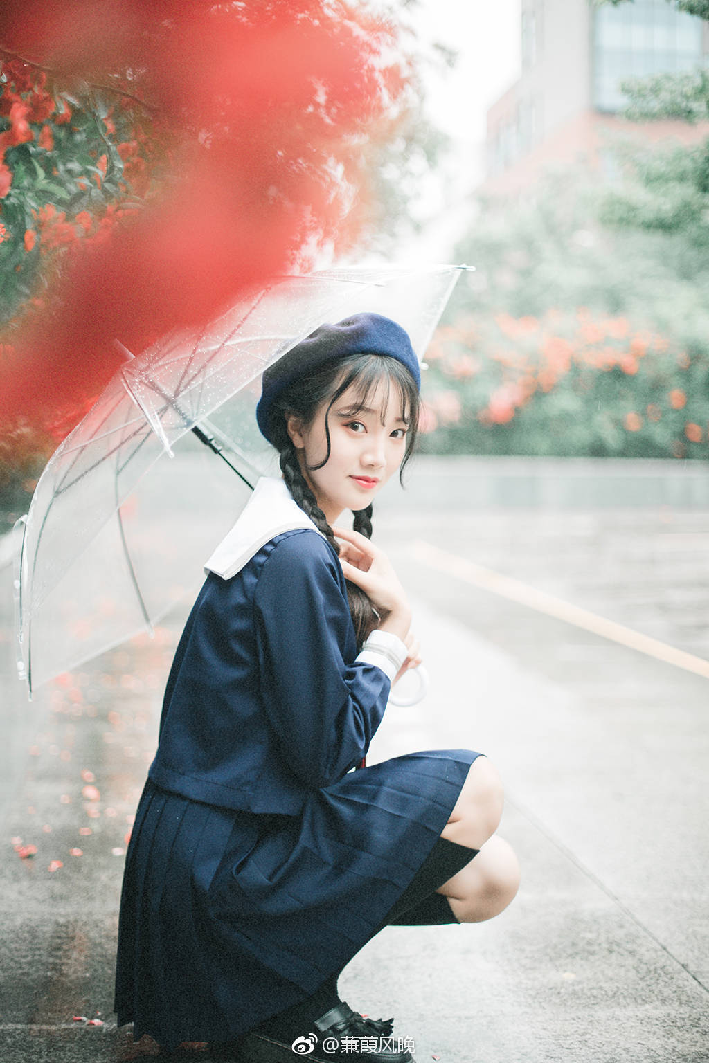 文案:@蒹葭风晚摄影/后期:@我是李小戈 #西安约拍写真##西安约拍日记
