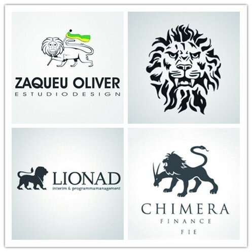 王者之气,一组狮子头logo精选 #标志分享