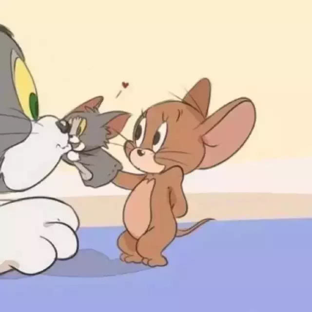 可爱情头. 猫和老鼠头像. 卡通情头.