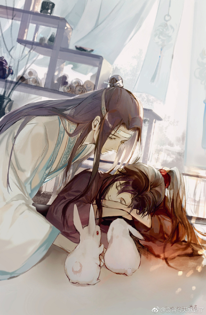 魏无羡1031生日快乐# 魔道祖师 忘羡 【0h】唯于婴侧,寤寐求之,以后