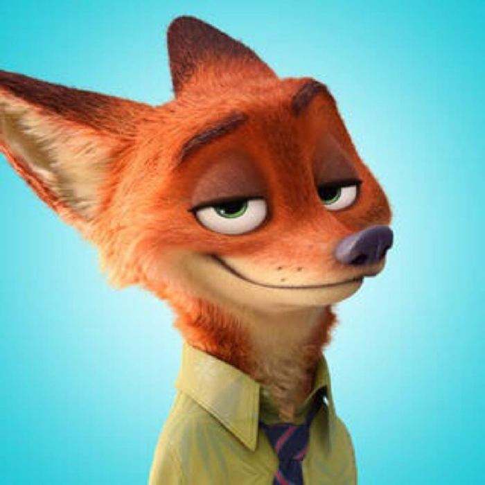 《疯狂动物城》狐狸尼克,单纯的喜欢它迷离又慵懒的眼神,这大概是我最