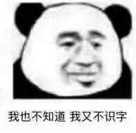 表情包[我也不知道,我又不识字]