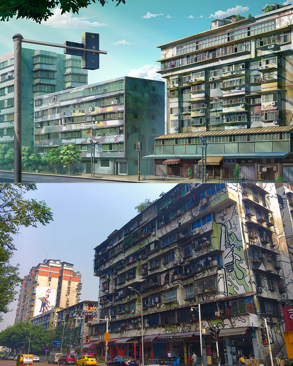 这波二次元与三次元对比,你分得清几个?#重庆旅游