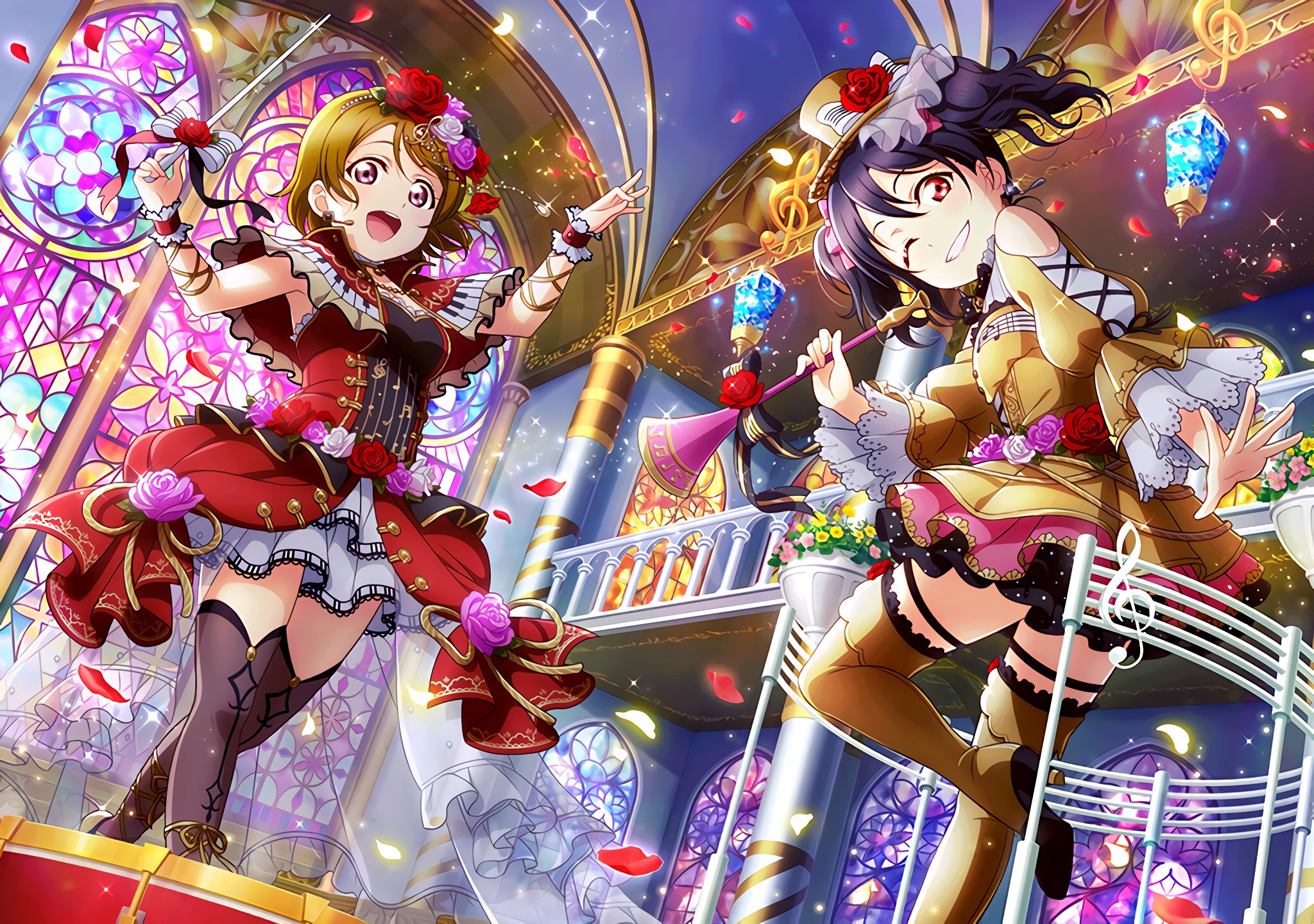 二次元 动漫 偶像 少女 乐器 高清 官方图片 手游卡牌 ur lovelive!