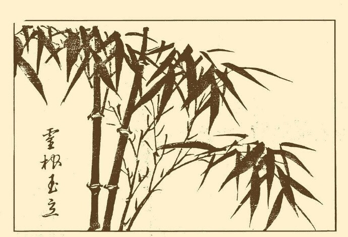 竹子的 基本画法
