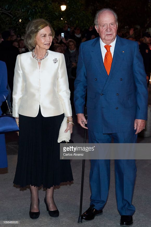 西班牙王后索菲亚庆祝80岁生日2018.11.02