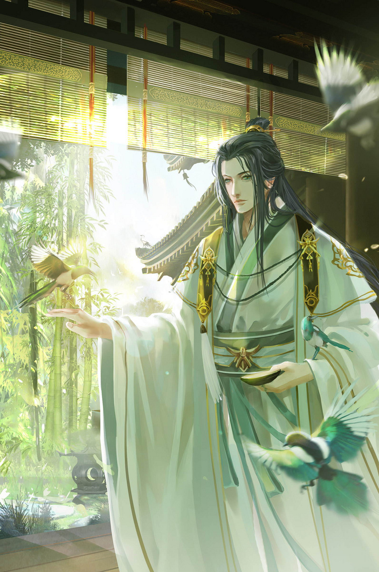 (古风美男) 绘师:山山山人