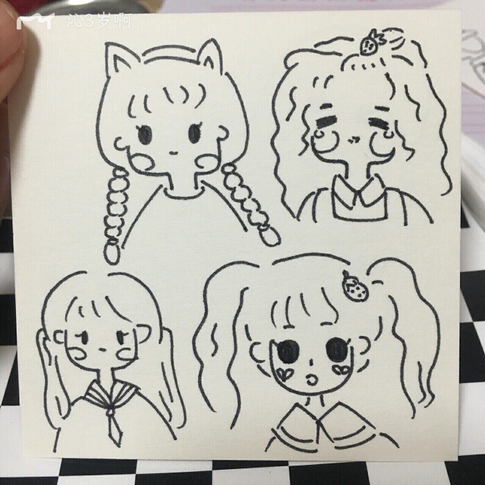 卡通人物简笔画