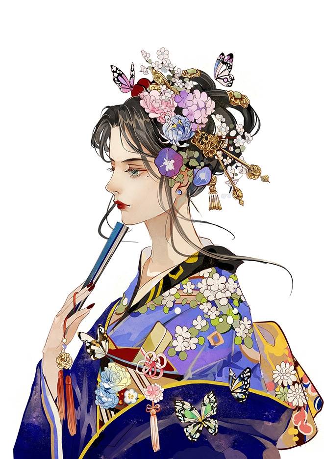 古风动漫女生头像 画师长乐nina