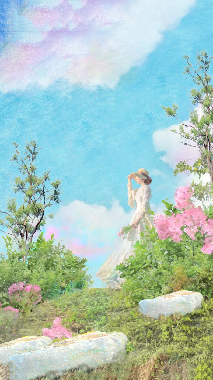 少女心|壁纸|油画摄影