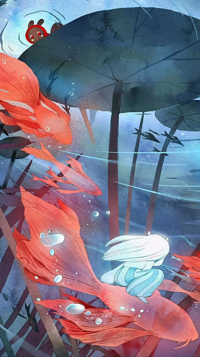 壁纸| 锦鲤锁屏壁纸