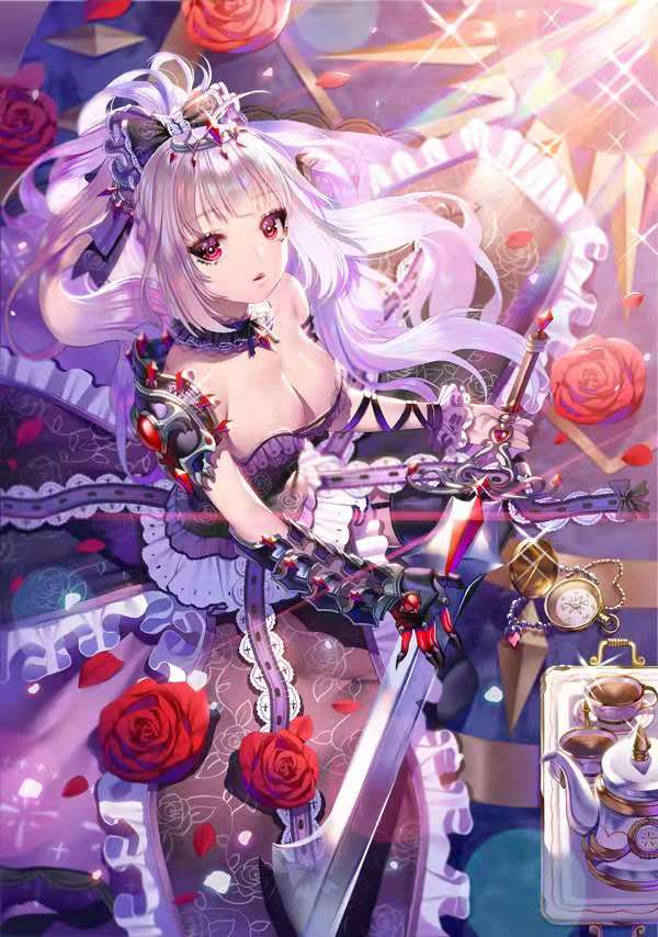 银发少女