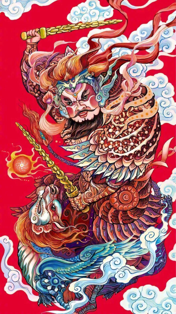 精致的中国年画