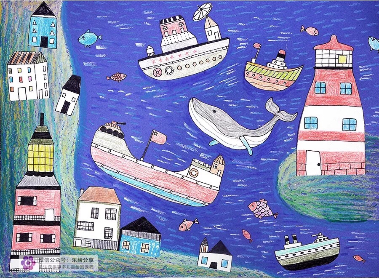 儿童创意风景画
