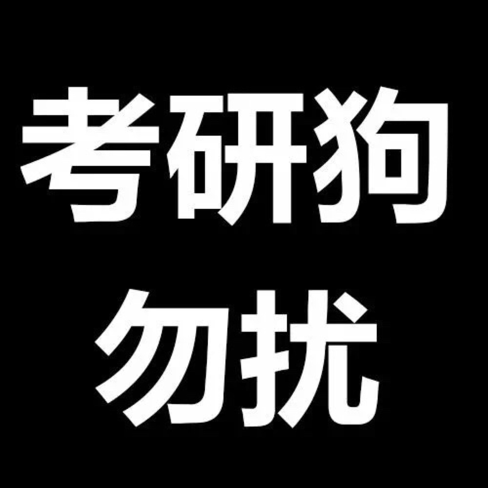 学习 考研 考试 勿扰