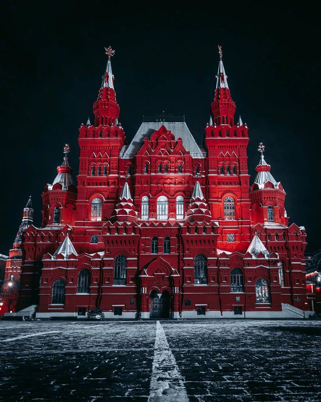 想和喜欢的人去莫斯科红场看雪