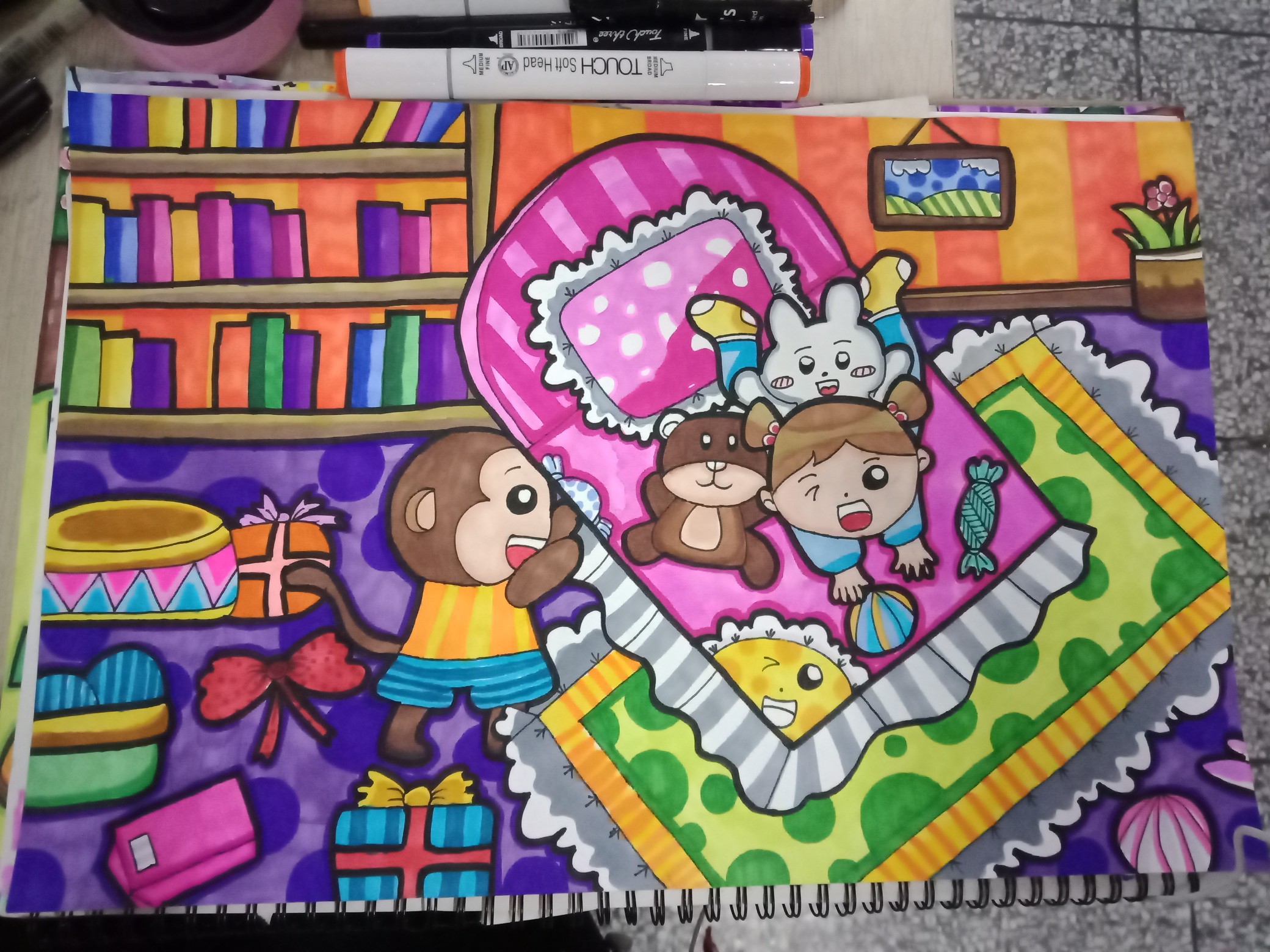 你们想要的幼儿情景画
