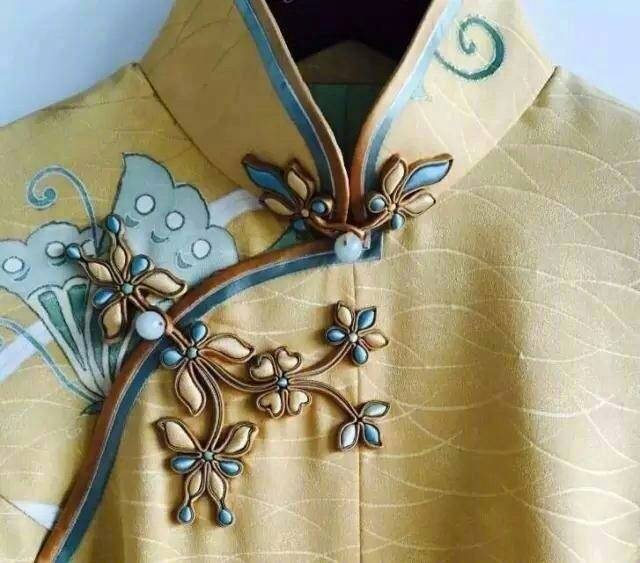 中国盘扣,旗袍上的典雅细节美.