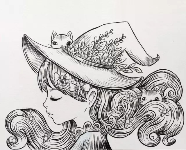 巧手精灵的收藏——线条美女