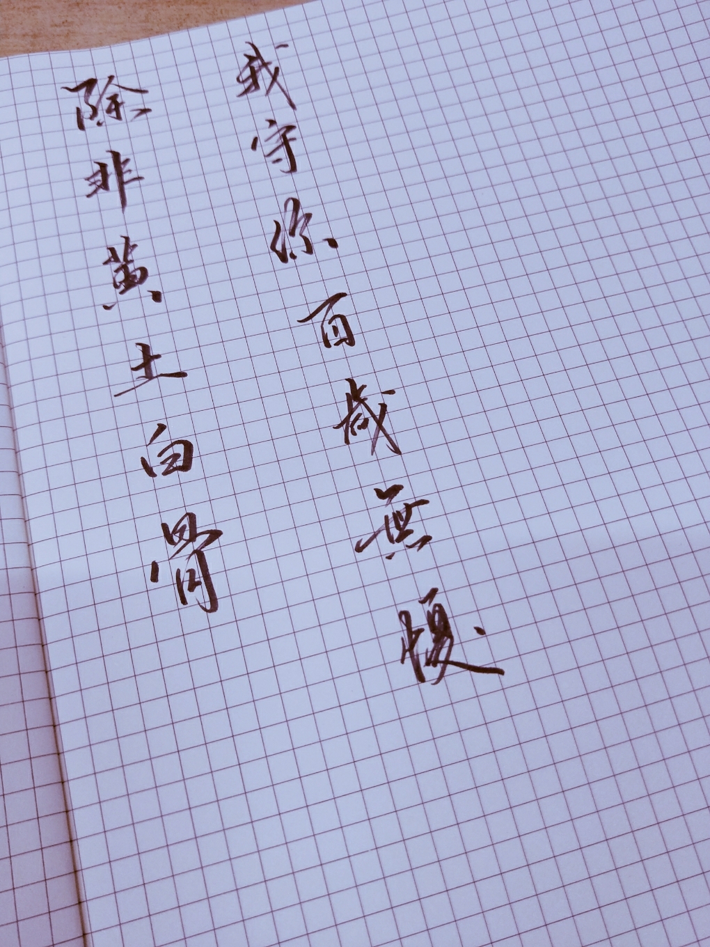 瑾忆 手写文字句子太喜欢那句了:往后余生祝你,做人不缺爱,做爱不缺人