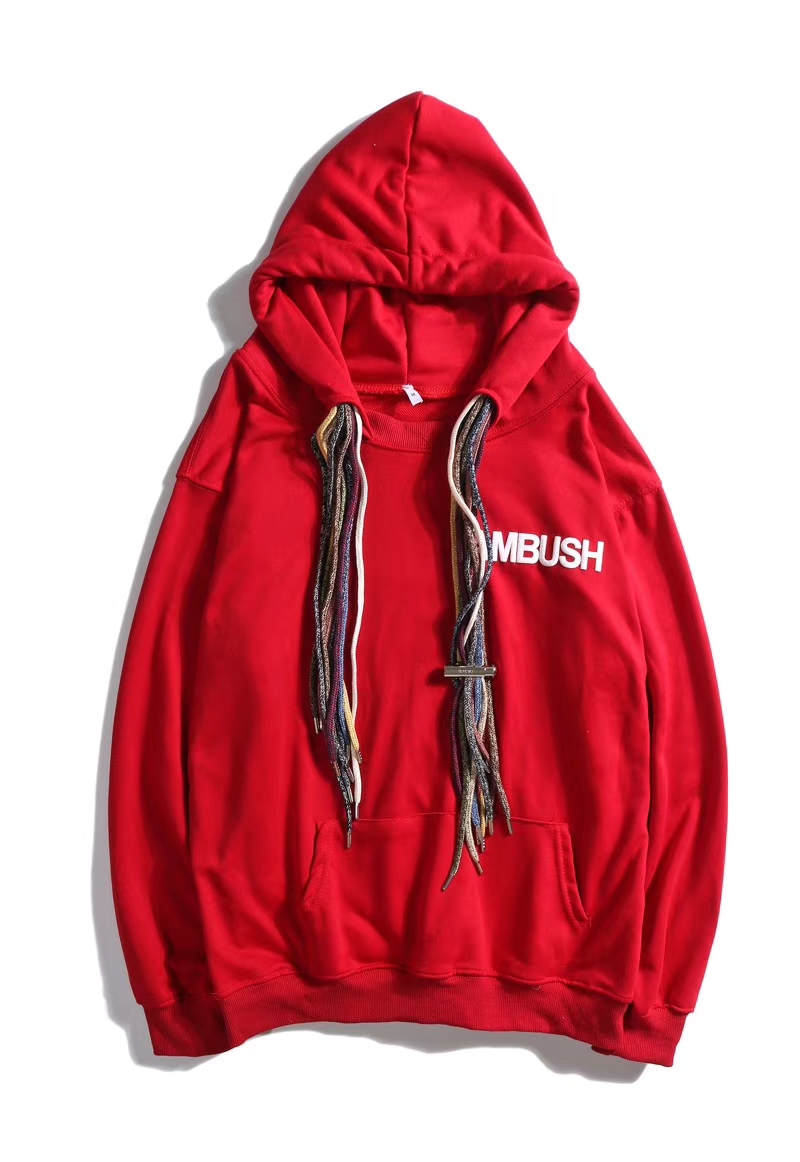 ambush hoodie脏辫卫衣18ss秋冬红色连帽衫吴亦凡中国新说唱同款