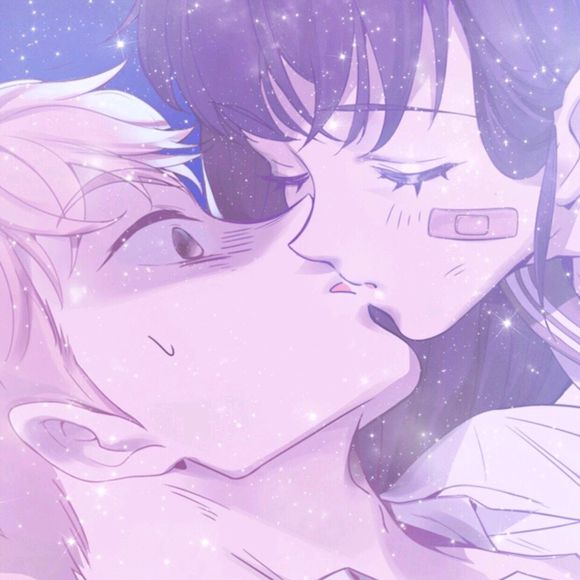 情侣头像_二次元
