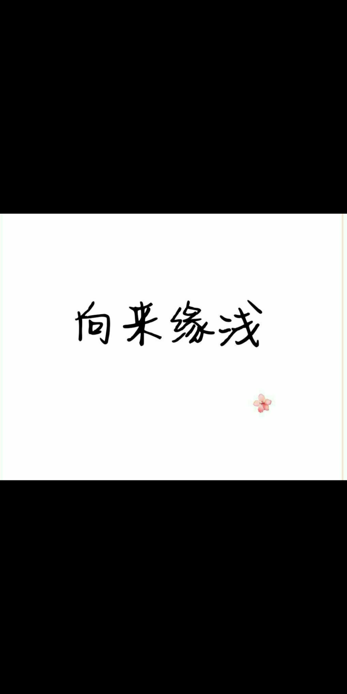 向来缘浅奈何情深