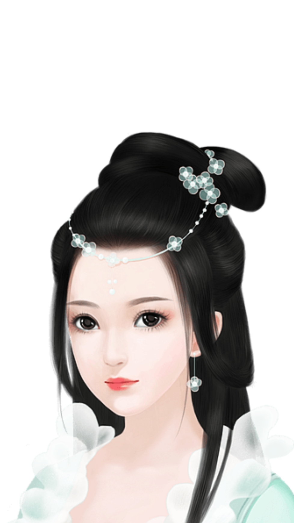 广袖流云,琴曲指尖凝,清水芙蕖脱尘嚣.【古风立绘】