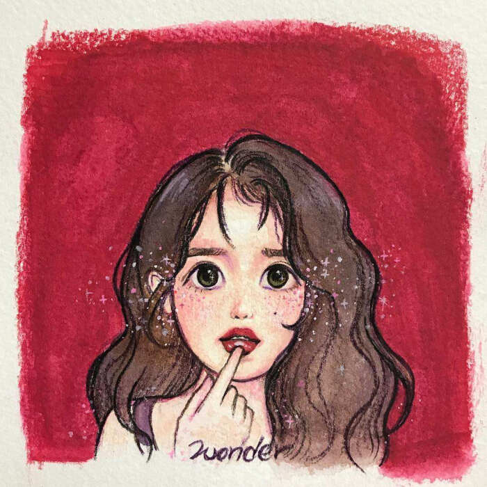 韩国插画师 08wonder_iu