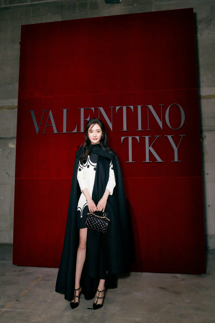 杨幂valentino2019早秋时装秀及秀后酒