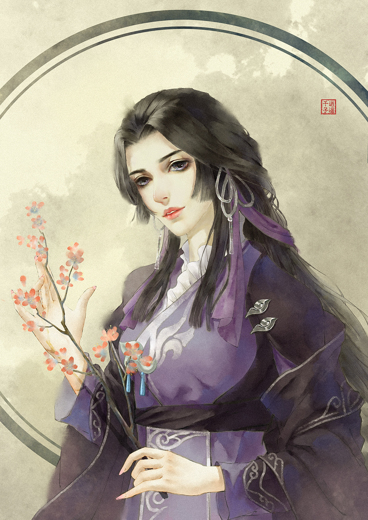 剑网三 万花成女 绘师:逍千子