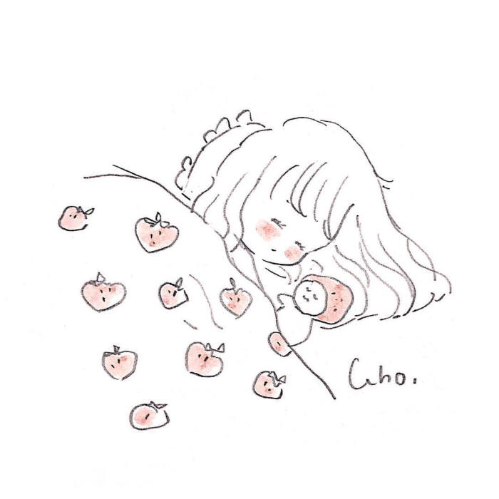 简笔画 instagram @caho0811