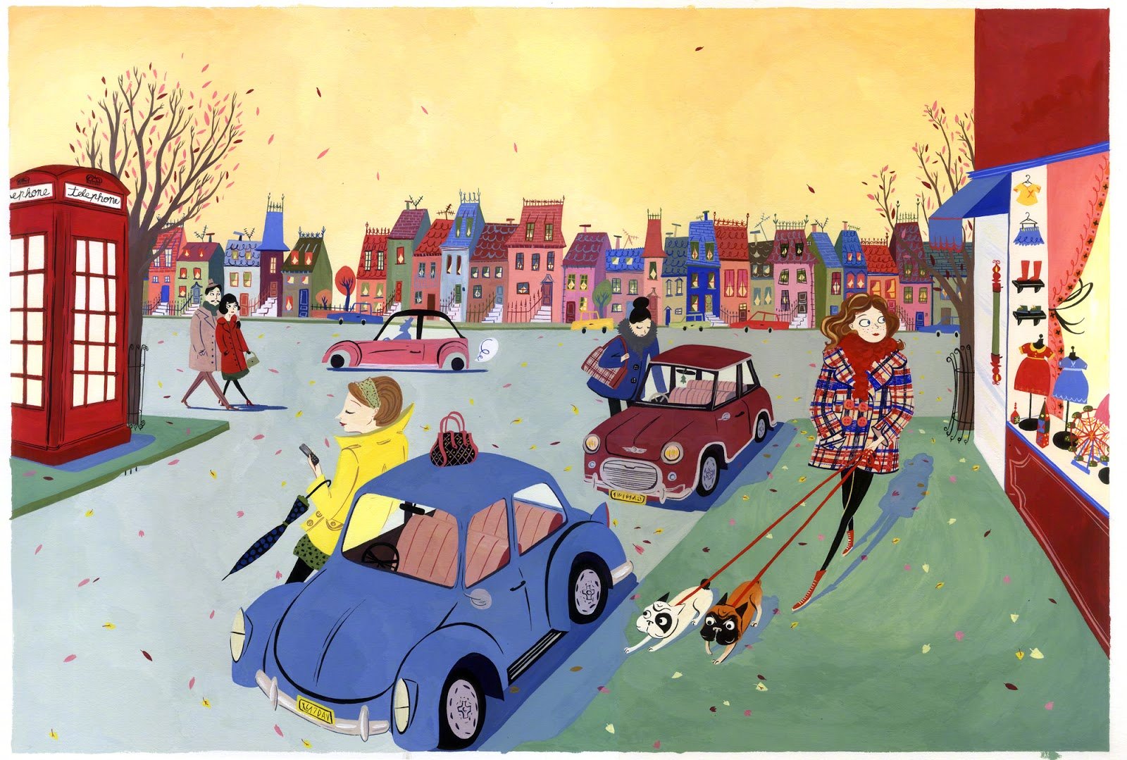法国插画师 alexandra huard 绘画作品 alexandrahuard.blogspot.
