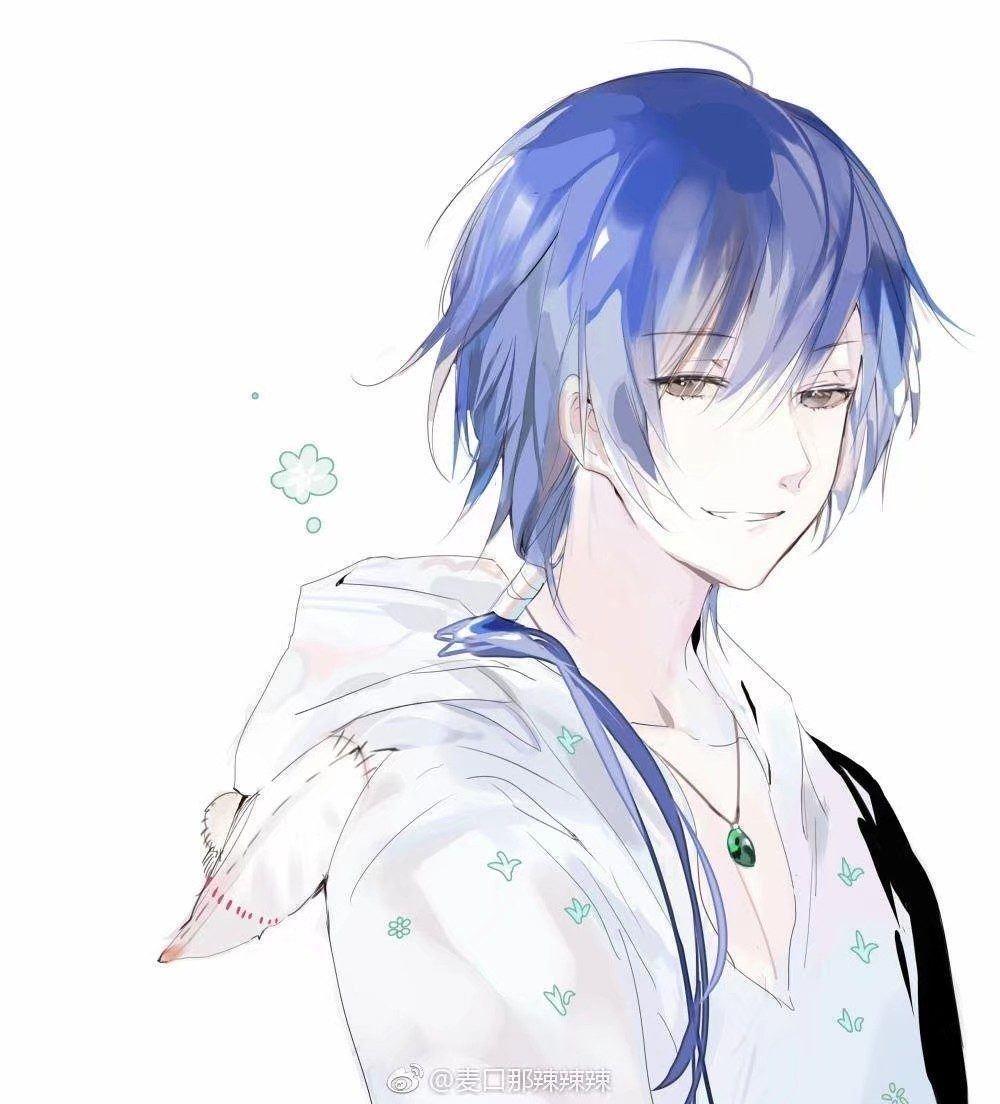 漫画 帅气 高清 模糊 男生 男头 酷拽 画师 壁纸 背景 动漫 清新 黑白
