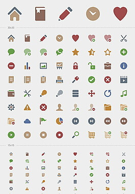 icon素材_icon模板_设计素材模板免费下载