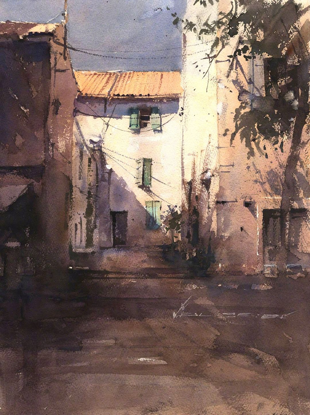 美国水彩画家 vladislav yeliseyev 绘画作品 | yeliseyevfineart.