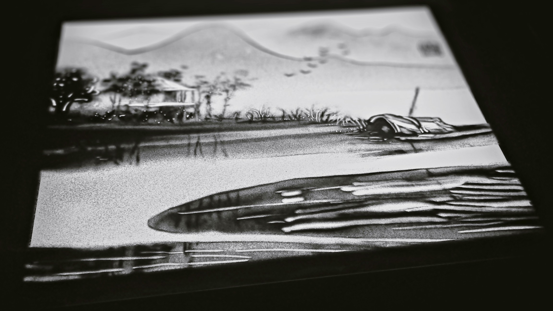 创意沙画
