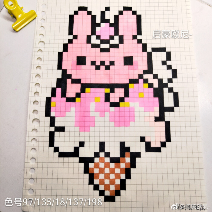 像素画(来源微博)